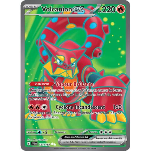 Volcanion-ex - 171/159 - Ultra Rare - Aventures Ensemble