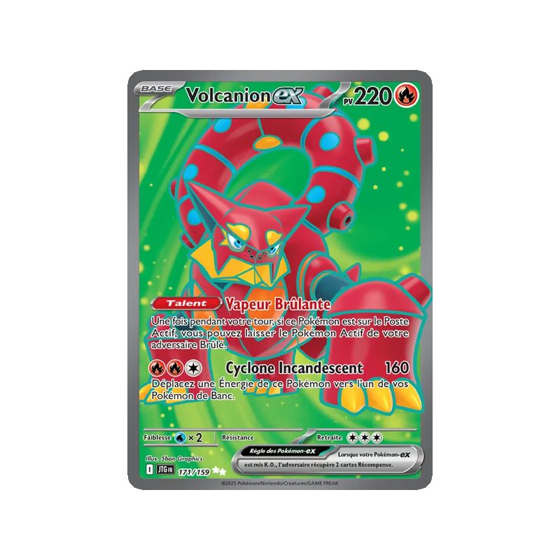 Volcanion-ex - 171/159 - Ultra Rare - Aventures Ensemble