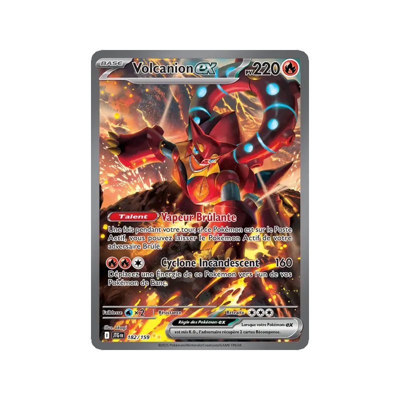 Volcanion-ex - 182/159 - Alternative - Aventures Ensemble