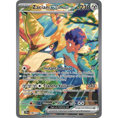 Zacian-ex de Nabil - 186/159 - Alternative - Aventures Ensemble