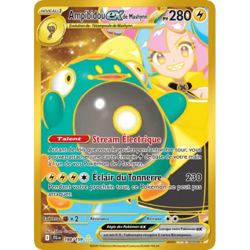 Ampibidou-ex de Mashynn - 188/159 - Hyper rare - Aventures Ensemble