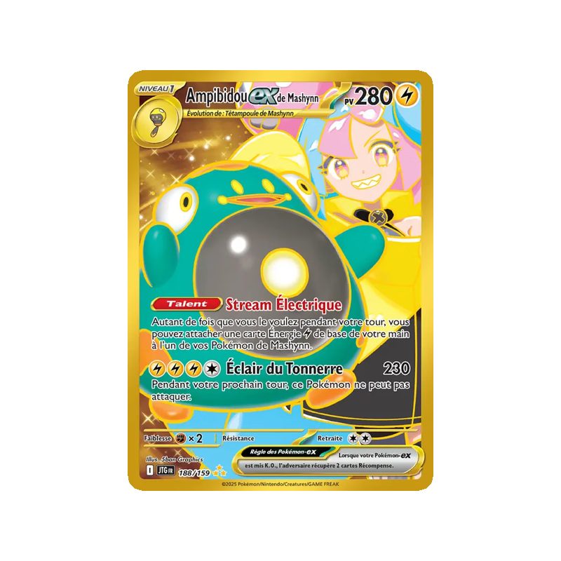 Ampibidou-ex de Mashynn - 188/159 - Hyper rare - Aventures Ensemble