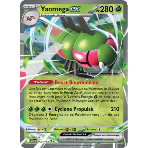 Yanmega-ex - 003/182 - EX - Rivalités Destinées