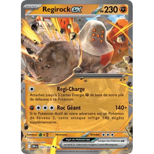 Regirock-ex - 101/182 - EX - Rivalités Destinées