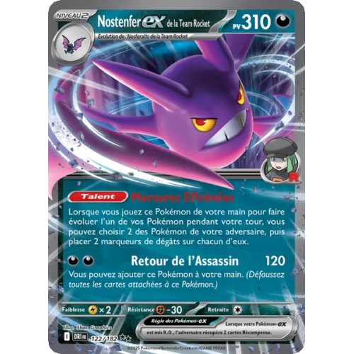Nostenfer-ex de la Team Rocket - 122/182 - EX - Rivalités Destinées