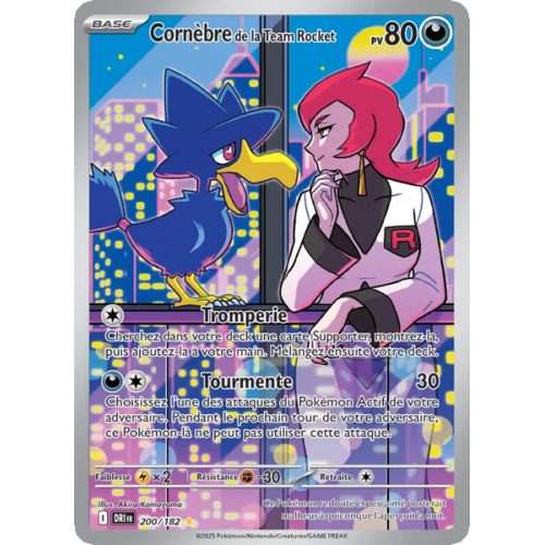 Cornèbre de la Team Rocket - 200/182 - AR - Rivalités Destinées