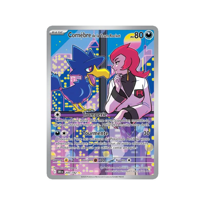 Cornèbre de la Team Rocket - 200/182 - AR - Rivalités Destinées