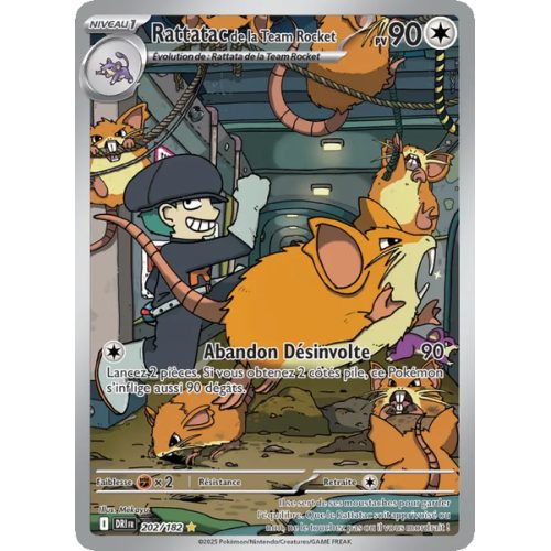 Rattatac de la Team Rocket - 202/182 - AR - Rivalités Destinées