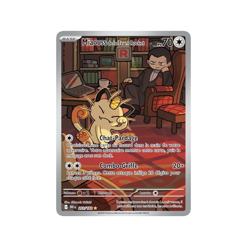 Miaouss de la Team Rocket - 203/182 - AR - Rivalités Destinées