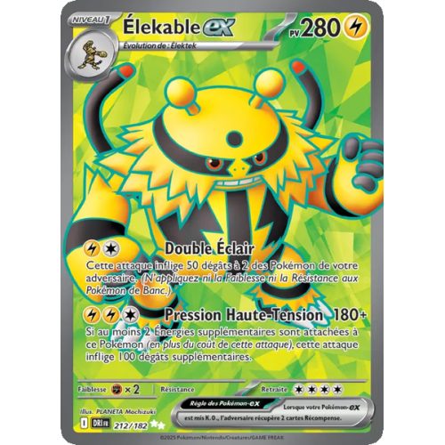 Élekable-ex - 212/182 - Ultra Rare - Rivalités Destinées