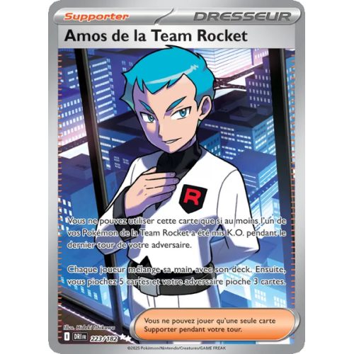 Amos de la Team Rocket - 223/182 - Ultra Rare - Rivalités Destinées