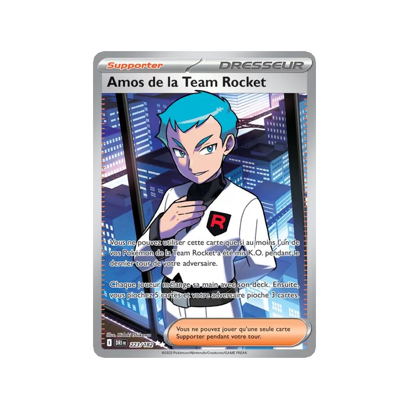 Amos de la Team Rocket - 223/182 - Ultra Rare - Rivalités Destinées