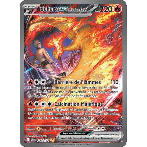 Sulfura-ex de la Team Rocket - 229/182 - Alternative - Rivalités Destinées