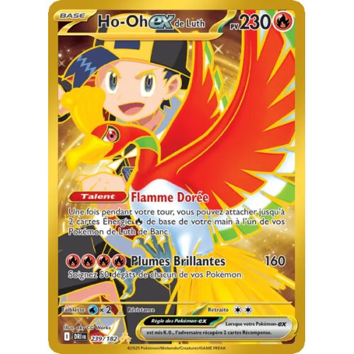 Ho-Oh-ex de Luth - 239/182 - Hyper rare - Rivalités Destinées
