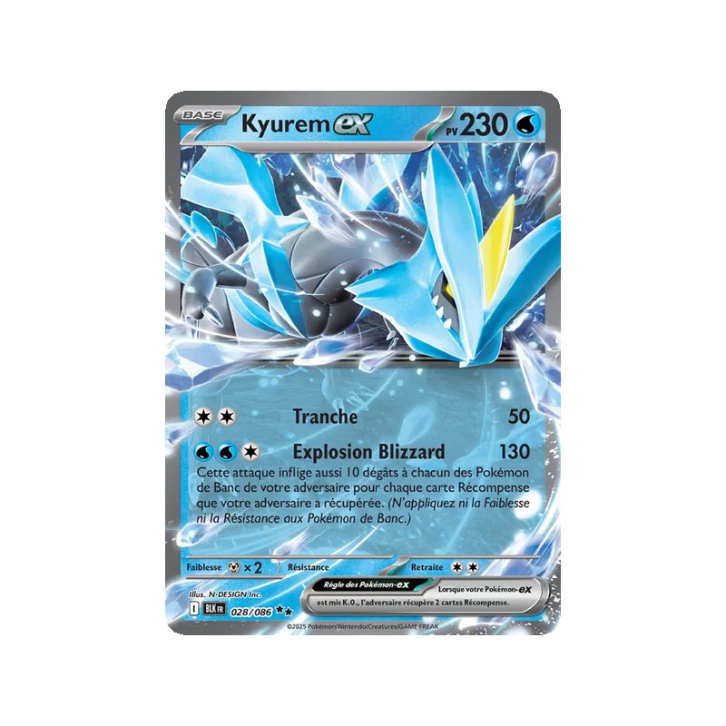 Kyurem-ex - 028/86 - EX - Foudre Noire