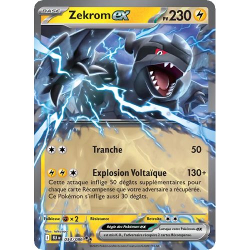 Zekrom-ex - 034/86 - EX - Foudre Noire