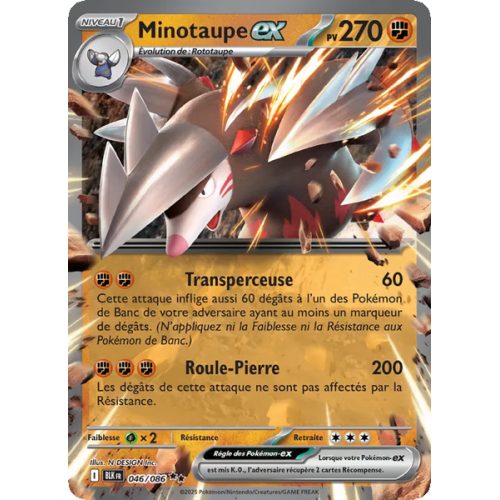 Minotaupe-ex - 046/86 - EX - Foudre Noire