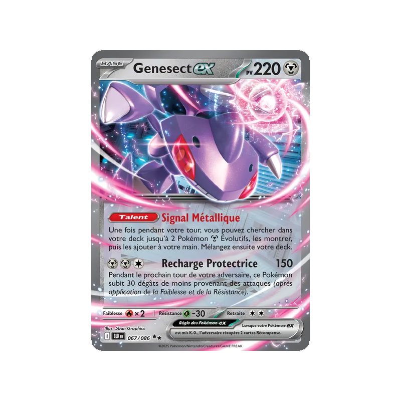 Genesect-ex - 067/86 - EX - Foudre Noire