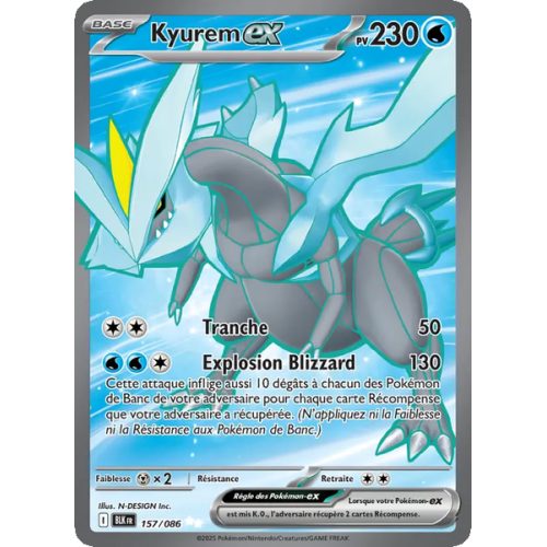 Kyurem-ex - 157/86 - Ultra Rare - Foudre Noire