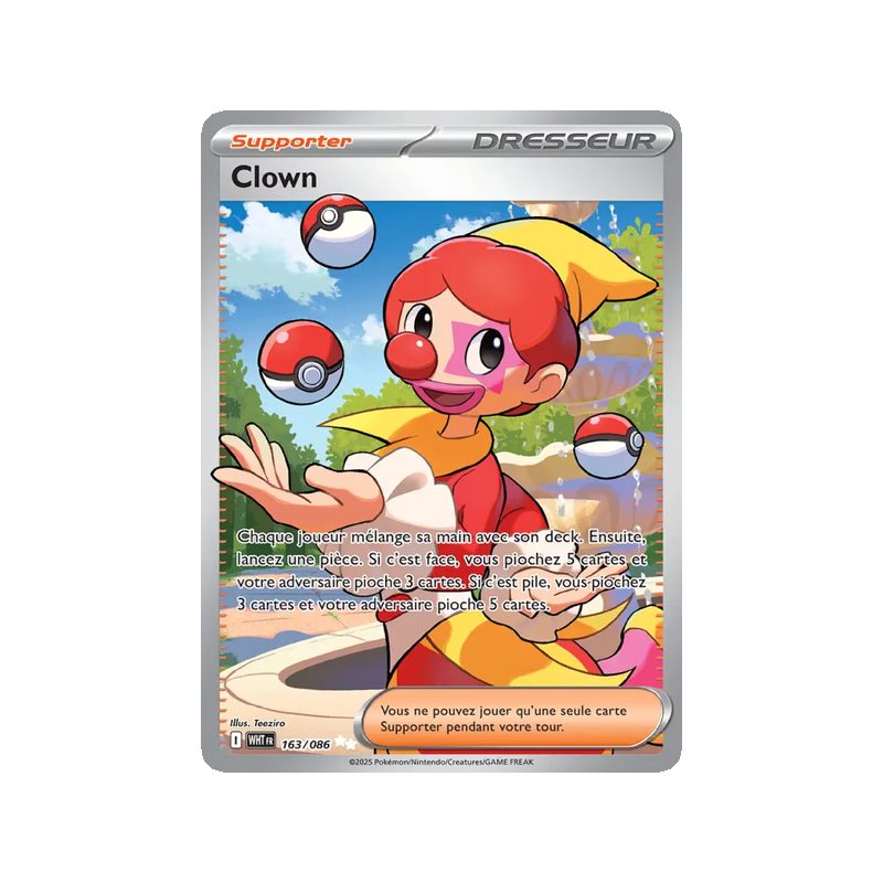 Clown - 163/86 - Ultra Rare - Flamme Blanche