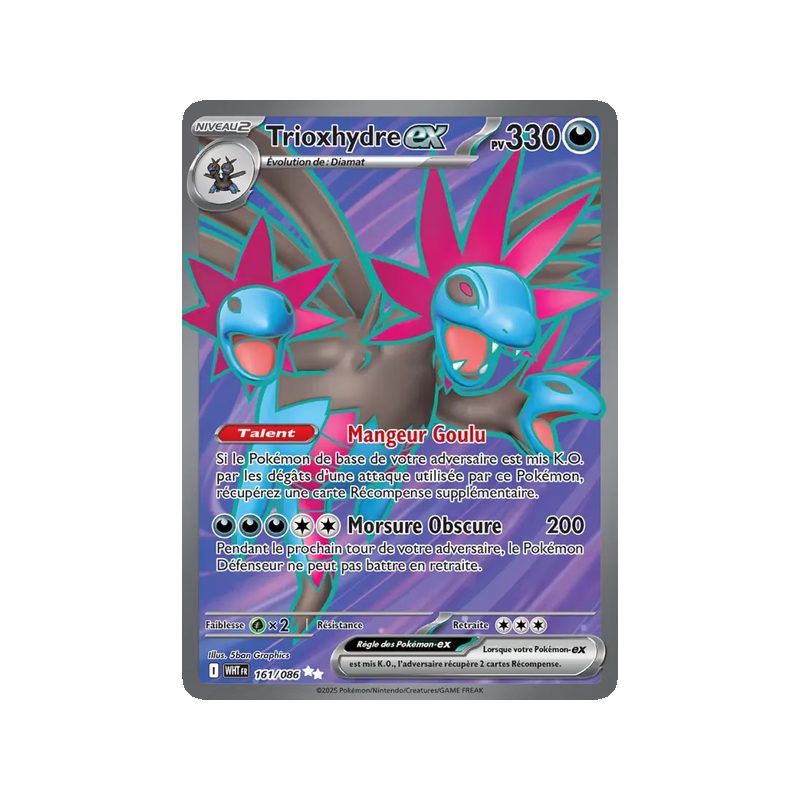 Trioxhydre-ex - 161/86 - Ultra Rare - Flamme Blanche