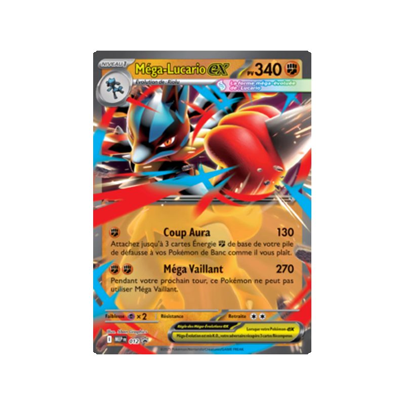 Méga-Lucario-ex - 012 - Promo - MEP Black Star Promos