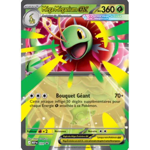 Méga-Méganium-ex - 034 - Promo - MEP Black Star Promos