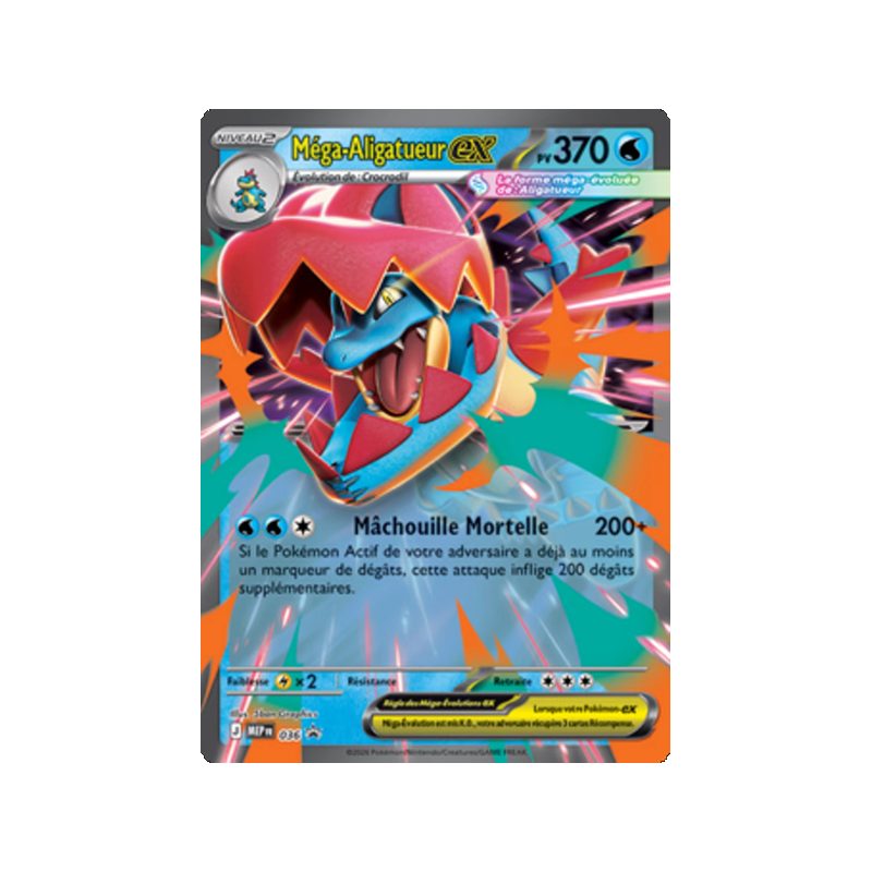 Méga-Aligatueur-ex - 036 - Promo - MEP Black Star Promos