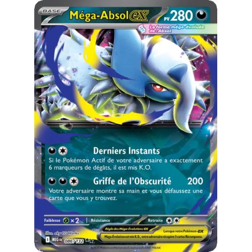 Méga-Absol-ex - 086/132 - Double rare - Méga-Évolution