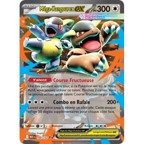 Méga-Kangourex-ex - 104/132 - Double rare - Méga-Évolution