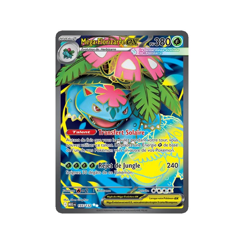 Méga-Florizarre-ex - 155/132 - Ultra Rare - Méga-Évolution