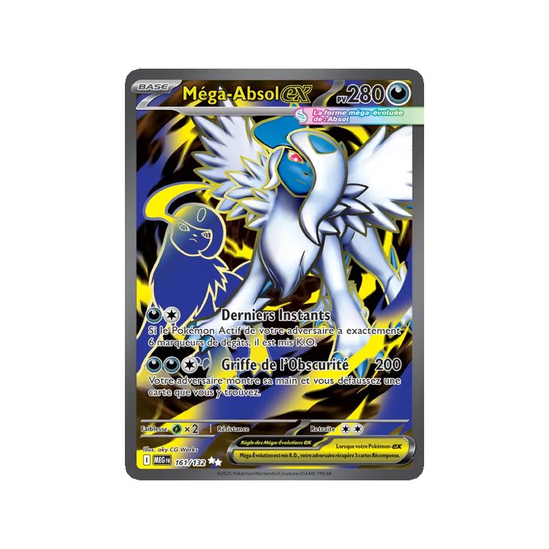 Méga-Absol-ex - 161/132 - Ultra Rare - Méga-Évolution