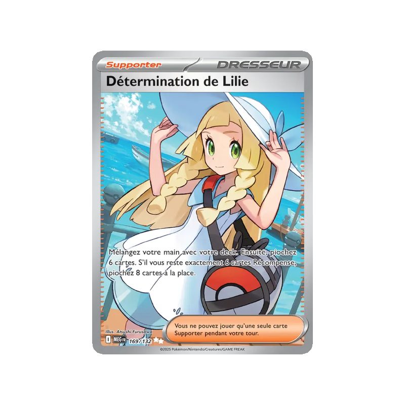 Détermination de Lilie - 169/132 - Ultra Rare - Méga-Évolution