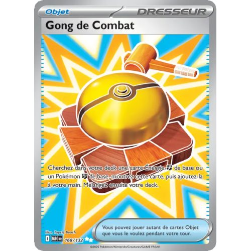 Gong de Combat - 168/132 - Ultra Rare - Méga-Évolution