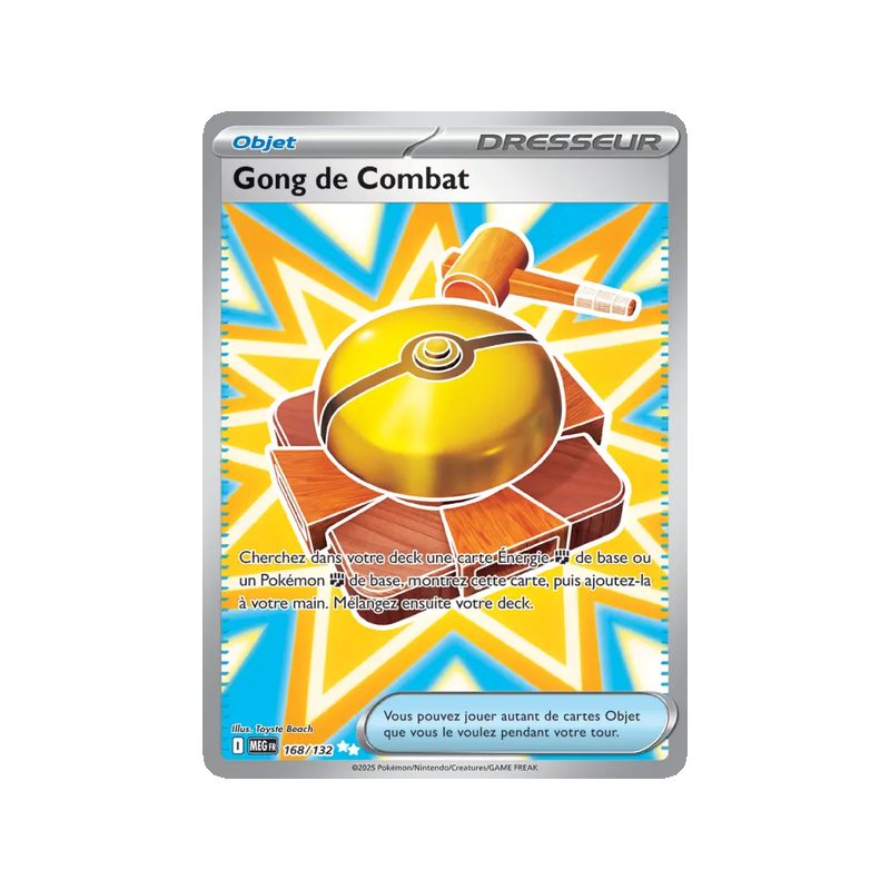 Gong de Combat - 168/132 - Ultra Rare - Méga-Évolution