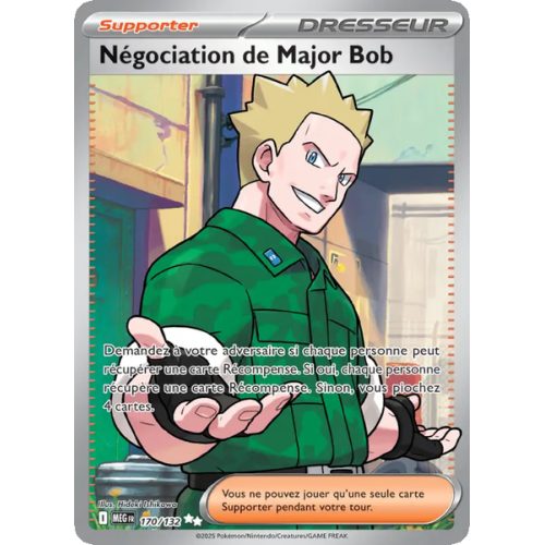 Négociation de Major Bob - 170/132 - Ultra Rare - Méga-Évolution