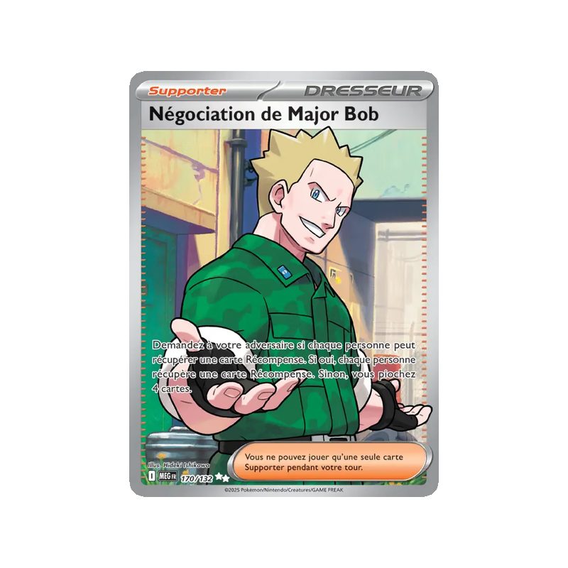 Négociation de Major Bob - 170/132 - Ultra Rare - Méga-Évolution