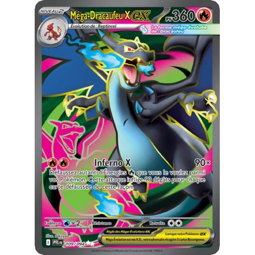 Méga-Dracaufeu X-ex - 109/94 - Ultra Rare - Flammes Fantasmagoriques