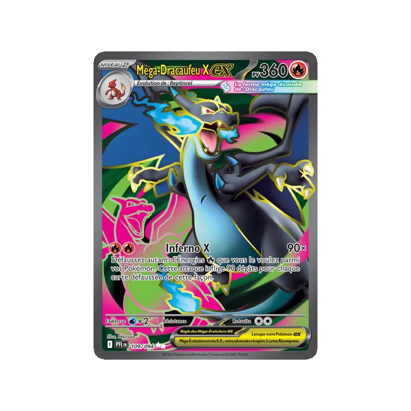 Méga-Dracaufeu X-ex - 109/94 - Ultra Rare - Flammes Fantasmagoriques
