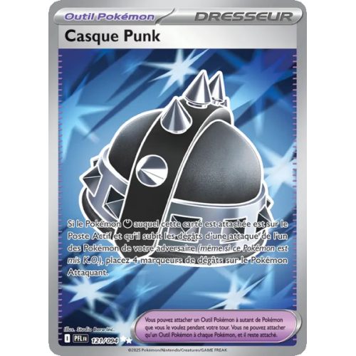 Casque Punk - 121/94 - Ultra Rare - Flammes Fantasmagoriques