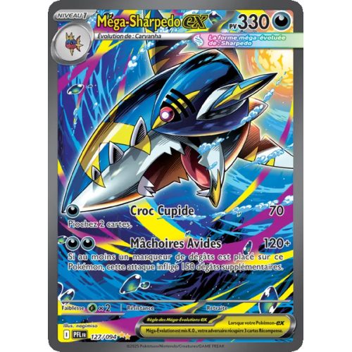 Méga-Sharpedo-ex - 127/94 - Alternative - Flammes Fantasmagoriques
