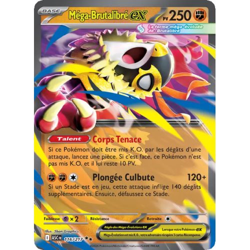 Méga-Brutalibré-ex - 116/217 - Double rare - Héros Transcendants