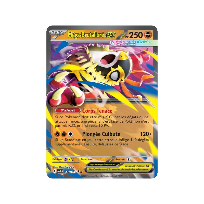 Méga-Brutalibré-ex - 116/217 - Double rare - Héros Transcendants