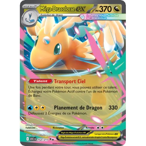 Méga-Dracolosse-ex - 152/217 - Double rare - Héros Transcendants