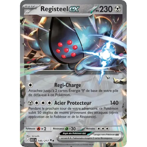 Registeel-ex - 145/217 - Double rare - Héros Transcendants