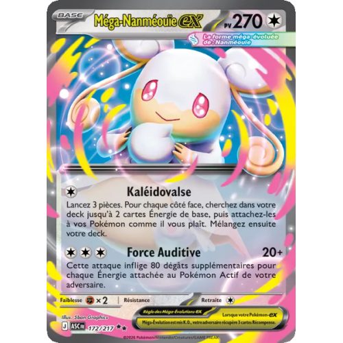 Méga-Nanméouïe-ex - 172/217 - Double rare - Héros Transcendants