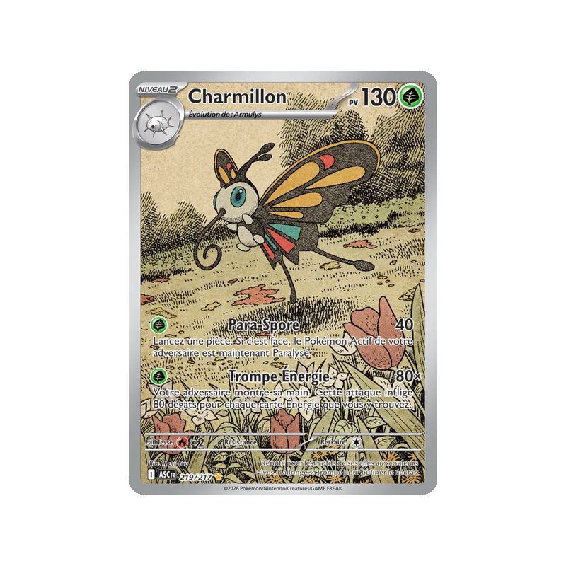 Charmillon - 219/217 - AR - Héros Transcendants