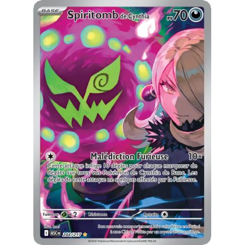 Spiritomb de Cynthia - 244/217 - AR - Héros Transcendants