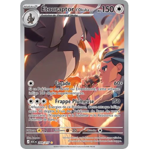 Étouraptor d'Okuba - 249/217 - AR - Héros Transcendants