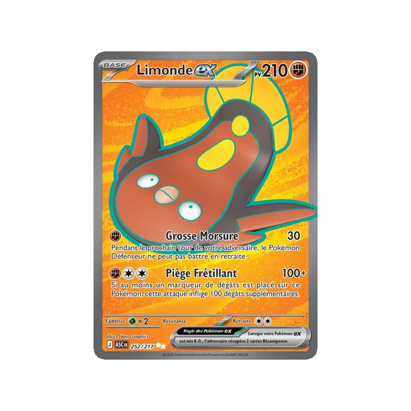 Limonde-ex - 252/217 - Ultra Rare - Héros Transcendants